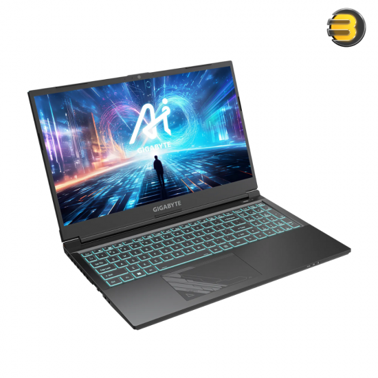 GIGABYTE G5 KF5-H3EE354KD laptop — 15.6 Inch IPS 144Hz, i7-13620H, 16GB RAM DDR5, 1TB SSD NVMe, GeForce RTX 4060 DLSS 3