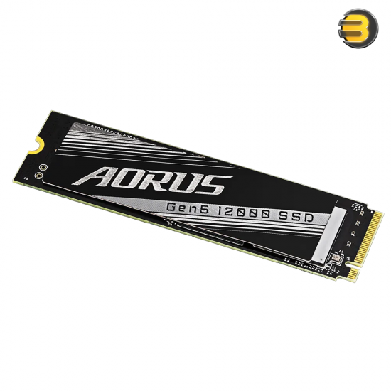 GIGABYTE AORUS Gen5 12000 SSD 1TB PCIe 5.0 NVMe M.2 — Read Speed Up to 11700MB/s, Write Speed Up to 9500MB/s, AG512K1TB