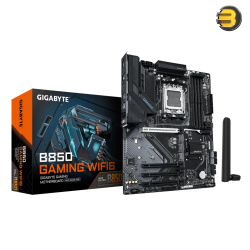 Gigabyte B850 GAMING WIFI6 (WF6) ATX Motherboard AMD Socket AM5 AMD B850 Chipset — Supports Ryzen 9000/8000/7000 Series CPUs