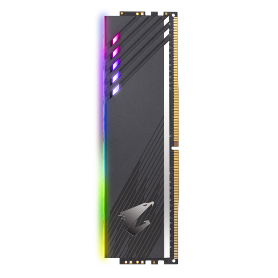 Gigabyte AORUS RGB Memory 16GB (2x8GB) 3600MHz Supports AORUS Memory Boost and RGB Fusion 2.0, Selected High Quality Memory ICs, Newly Designed Light Pattern, 100% Sorted and Tested