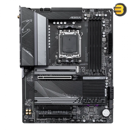 GIGABYTE B650 AORUS ELITE AX V2 AM5 LGA 1718 AMD B650 ATX Motherboard with 5-Year Warranty, DDR5, Triple M.2, PCIe 5.0, USB 3.2 Gen2X2 Type-C, WiFi 6E, 2.5GbE LAN, Q-Flash Plus, EZ-Latch