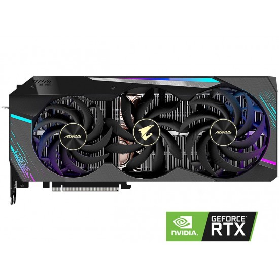 GIGABYTE AORUS GeForce RTX 3090 XTREME 24GB Video Card, GV-N3090AORUS X-24GD