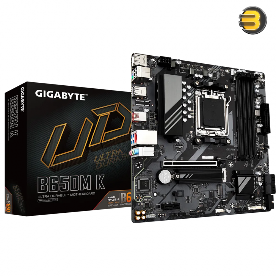 Gigabyte B650M K — AM5 B650 DDR5 SATA 6Gb/s Micro ATX