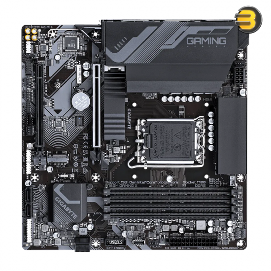 Gigabyte B760M Gaming X — LGA 1700 Raptor Lake DDR5 Micro-ATX Desktop Motherboard