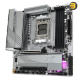 GIGABYTE B650M AORUS Elite AX ICE AM5 LGA 1718 AMD B650 M-ATX Motherboard — DDR5, 2* M.2, PCIe 5.0, USB 3.2 Gen2X2 Type-C, 2.5GbE LAN, Q-Flash Plus, EZ-Latch