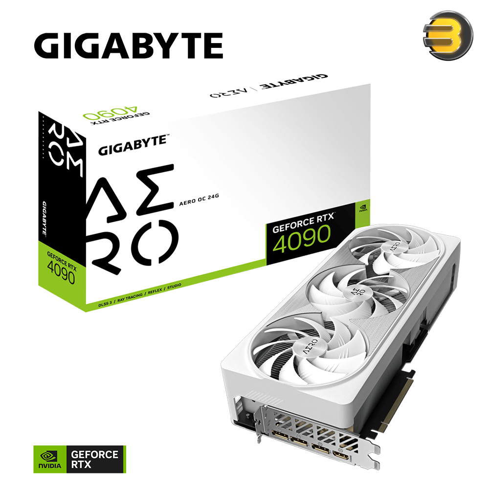 GIGABYTE AERO GeForce RTX 4090 24GB GDDR6X PCI Express x16 ATX