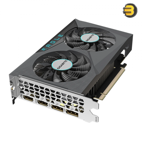 GIGABYTE GeForce RTX 3050 Eagle OC 6G Graphics Card — 2X WINDFORCE Fans, 6GB GDDR6 96-bit GDDR6,  Video Card