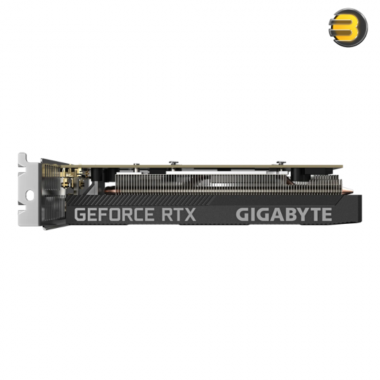 GIGABYTE RTX 3050 OC Low Profile 6G Graphics Card — 2x WINDFORCE Fans, 6GB GDDR6 96-bit GDDR6 - GV-N3050OC-6GL