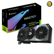 GIGABYTE AORUS GeForce RTX 4080 SUPER MASTER 16G Graphics Card — 3x WINDFORCE Fans, 16GB 256-bit GDDR6X