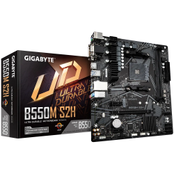 GIGABYTE B550M S2H AMD B550 Ultra Durable Motherboard with Pure Digital VRM Solution, GIGABYTE Gaming LAN with Bandwidth Management, PCIe 4.0/3.0 x4 M.2, RGB FUSION 2.0, Smart Fan 5 ,Q-Flash Plus , Anti-Sulfur Resistors Design GIGABYTE B550M S2H AMD B550 Ultra Durable Motherboard with Pure Digital VRM Solution, GIGABYTE Gaming LAN with Bandwidth Management, PCIe 4.0/3.0 x4 M.2, RGB FUSION 2.0, Smart Fan 5 ,Q-Flash Plus , Anti-Sulfur Resistors Design