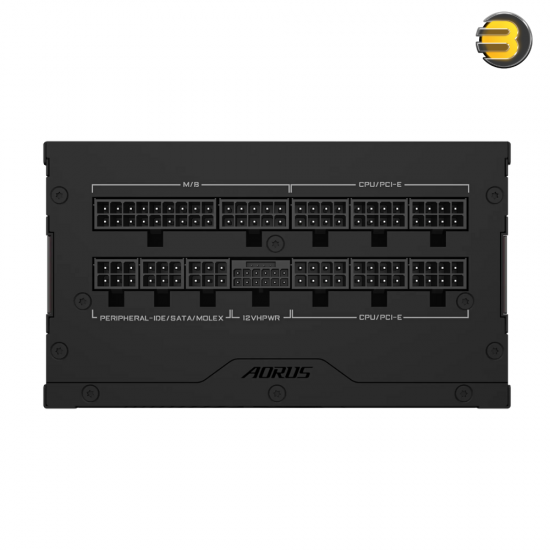 GIGABYTE AORUS ELITE P850W 80+ Platinum Modular Power Supply – 850W Output, ATX 3.0 & PCIe 5.0 Ready, Fully Modular Cables, 100% Japanese Capacitors, 120 mm FDB Fan, High-Performance Design (GP-AE850PM PG5)