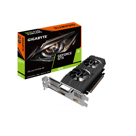 GIGABYTE GeForce GTX 1650 4GB GDDR5 PCI Express 3.0 x16 Low Profile GV-N1650D5-4GL