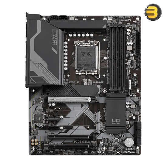 GIGABYTE Z790 UD Intel LGA 1700 ATX Motherboard — 4x DDR5 Memory, 3x PCI-E x16, 3x M.2, 6x SATA, 5x USB 3.2, 1x USB-C,4x USB 2.0