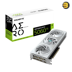 Gigabyte GeForce RTX™ 5060 Ti AERO OC 8G GPU – GDDR7 Memory, WINDFORCE Cooling, DLSS 4, Dual BIOS