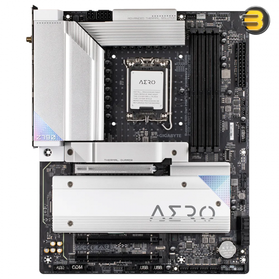 GIGABYTE Z790 AERO G LGA 1700 DDR5 Motherboard — 5* 5.0 M.2, PCIe 5.0, USB 3.2 Gen2X2 Type-C, WiFi 6E, Intel 2.5GbE LAN