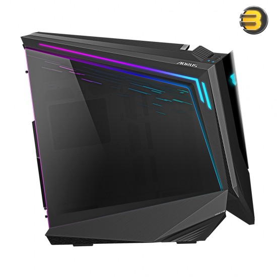 AORUS C700 GLASS Full-Tempered Glass Gaming Case – RGB Fusion 2.0, E-ATX Support, 420mm Liquid Cooling, Vertical GPU AORUS C700 GLASS Full-Tempered Glass Gaming Case – RGB Fusion 2.0, E-ATX Support, 420mm Liquid Cooling, Vertical GPU