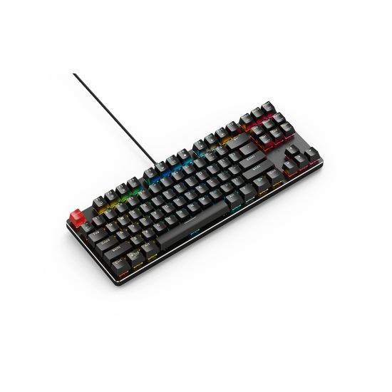 Glorious GMMK Modular Mechanical Gaming Keyboard - TENKEYLESS (87 Key) - RGB LED Backlit, Brown Switches, Hot Swap Switches