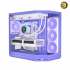 HYTE Y50 RGB Taro Milk Dual Chamber ATX PC Case – Panoramic Glass & Rear-Connect