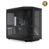 HYTE Y70 Black Dual-Chamber ATX Mid-Tower Case — Panoramic Tempered Glass, 4-Slot Vertical GPU with PCIe 4.0 Riser, Supports up to 360mm Radiators, Cooling for 10 Fans, USB-C 3.2 Gen 2, Advanced Cable Management, Modern Sleek Design