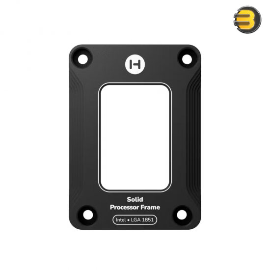 HYTE Solid Processor Frame Pitch Black – Universal Mount for LGA1851 with 2 g Thermal Goop & Wrench