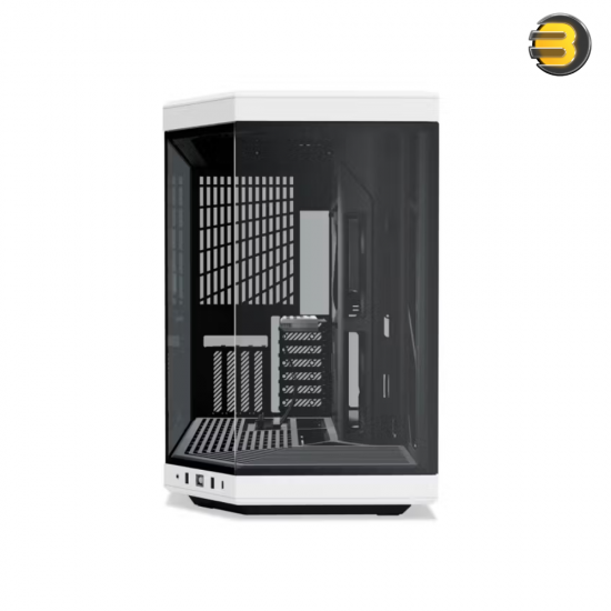 HYTE Y70 Panda Dual-Chamber ATX Mid-Tower Case — Panoramic Tempered Glass, 4-Slot Vertical GPU with PCIe 4.0 Riser, Supports up to 360mm Radiators, Cooling for 10 Fans, USB-C 3.2 Gen 2, Advanced Cable Management, Modern Sleek Design HYTE Y70 Panda Dual-Chamber ATX Mid-Tower Case — Panoramic Tempered Glass, 4-Slot Vertical GPU with PCIe 4.0 Riser, Supports up to 360mm Radiators, Cooling for 10 Fans, USB-C 3.2 Gen 2, Advanced Cable Management, Modern Sleek Design