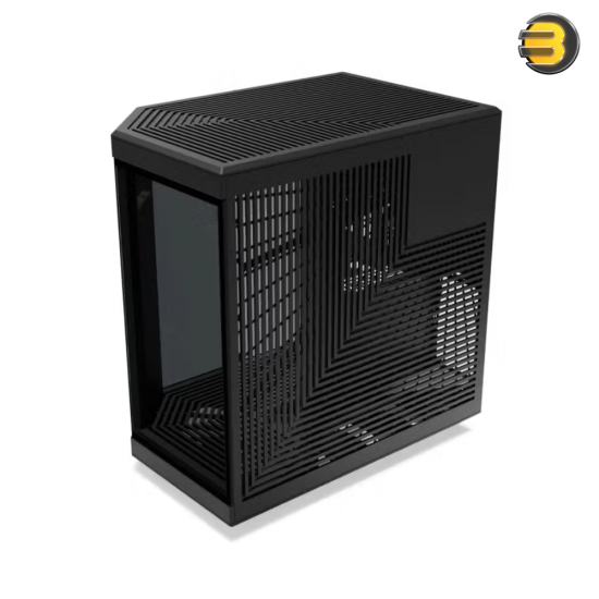 HYTE Y70 Touch Infinite ATX Dual-Chamber Pitch Black Case, 14.9 Inch Integrated 2.5K IPS Multi-Touch LCD — Panoramic Tempered Glass, 4-Slot Vertical GPU Mount, Up to 10 Fans, PCIe 4.0 Riser Included, Advanced Cable Management, Massive Cooling Support