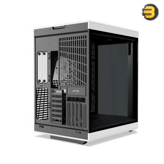 HYTE Y70 Touch Infinite ATX Dual-Chamber Panda Case, 14.9 Inch Integrated 2.5K IPS Multi-Touch LCD — Panoramic Tempered Glass, 4-Slot Vertical GPU Mount, Up to 10 Fans, PCIe 4.0 Riser Included, Advanced Cable Management, Massive Cooling Support