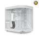 HYTE Y70 Snow White Dual-Chamber ATX Mid-Tower Case — Panoramic Tempered Glass, 4-Slot Vertical GPU with PCIe 4.0 Riser, Supports up to 360mm Radiators, Cooling for 10 Fans, USB-C 3.2 Gen 2, Advanced Cable Management, Modern Sleek Design HYTE Y70 Snow White Dual-Chamber ATX Mid-Tower Case — Panoramic Tempered Glass, 4-Slot Vertical GPU with PCIe 4.0 Riser, Supports up to 360mm Radiators, Cooling for 10 Fans, USB-C 3.2 Gen 2, Advanced Cable Management, Modern Sleek Design