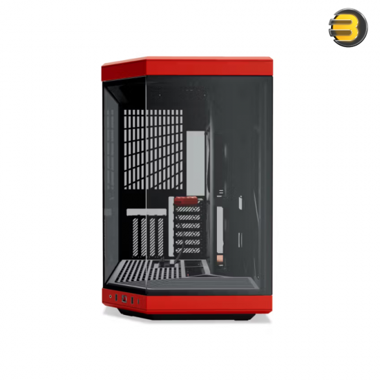 HYTE Y70 Black Cherry Dual-Chamber ATX Mid-Tower Case — Panoramic Tempered Glass, 4-Slot Vertical GPU with PCIe 4.0 Riser, Supports up to 360mm Radiators, Cooling for 10 Fans, USB-C 3.2 Gen 2, Advanced Cable Management, Modern Sleek Design HYTE Y70 Black Cherry Dual-Chamber ATX Mid-Tower Case — Panoramic Tempered Glass, 4-Slot Vertical GPU with PCIe 4.0 Riser, Supports up to 360mm Radiators, Cooling for 10 Fans, USB-C 3.2 Gen 2, Advanced Cable Management, Modern Sleek Design