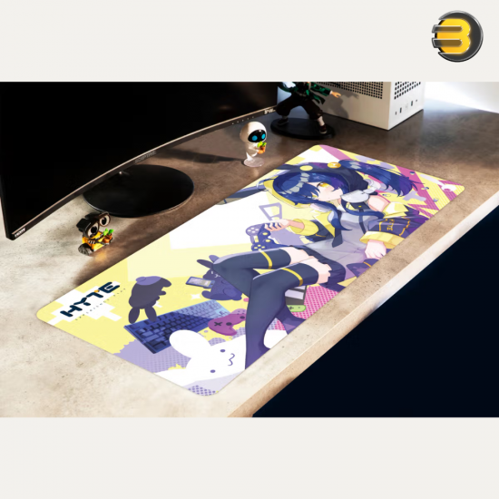HYTE CNVS Analog “Bunny Splash” Desk Pad – Large Gaming Mouse Mat, 900×400 mm HYTE CNVS Analog “Bunny Splash” Desk Pad – Large Gaming Mouse Mat, 900×400 mm