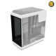 HYTE Y70 Touch Infinite ATX Dual-Chamber Panda Case, 14.9 Inch Integrated 2.5K IPS Multi-Touch LCD — Panoramic Tempered Glass, 4-Slot Vertical GPU Mount, Up to 10 Fans, PCIe 4.0 Riser Included, Advanced Cable Management, Massive Cooling Support