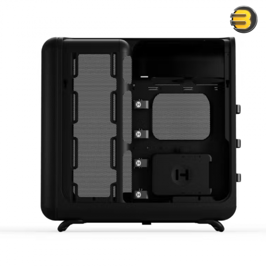 HYTE X50A Pitch Black ATX Mid-Tower Case – 63 L Volume, Laminated Acoustic Glass, Up to 430mm GPU Support HYTE X50A Pitch Black ATX Mid-Tower Case – 63 L Volume, Laminated Acoustic Glass, Up to 430mm GPU Support