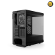 HYTE Y40 Pitch Black ATX Mid-Tower Case 50L – Vertical GPU Support, PCIe 4.0 Riser Included, Up to 360mm Radiators HYTE Y40 Pitch Black ATX Mid-Tower Case 50L – Vertical GPU Support, PCIe 4.0 Riser Included, Up to 360mm Radiators