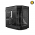 HYTE Y60 Pitch Black Dual-Chamber ATX Mid-Tower Case — Panoramic Tempered Glass, Vertical GPU with PCIe 4.0 Riser, Supports up to 360mm Radiators, Cooling with 3 Pre-Installed 120mm Fans, Advanced Cable Management, Sleek Modern Design