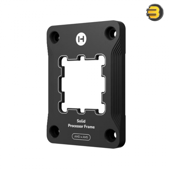 HYTE Solid Processor Frame Pitch Black – Mount for AMD AM5 Socket, Includes 2 g Thermal Goop HYTE Solid Processor Frame Pitch Black – Mount for AMD AM5 Socket, Includes 2 g Thermal Goop