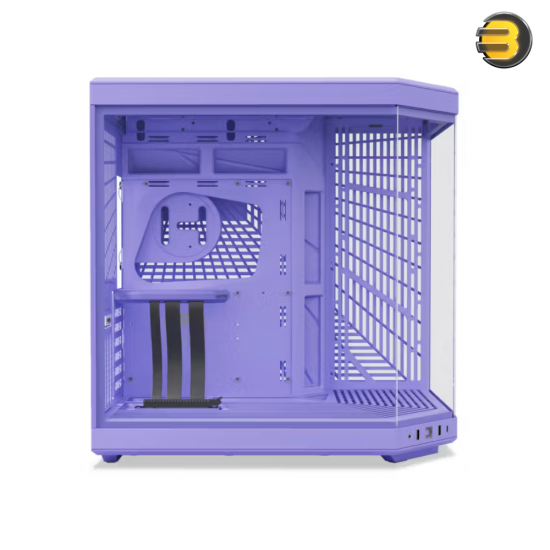 HYTE Y70 Taro Milk Dual-Chamber ATX Mid-Tower Case — Panoramic Tempered Glass, 4-Slot Vertical GPU with PCIe 4.0 Riser, Supports up to 360mm Radiators, Cooling for 10 Fans, USB-C 3.2 Gen 2, Advanced Cable Management, Modern Sleek Design HYTE Y70 Taro Milk Dual-Chamber ATX Mid-Tower Case — Panoramic Tempered Glass, 4-Slot Vertical GPU with PCIe 4.0 Riser, Supports up to 360mm Radiators, Cooling for 10 Fans, USB-C 3.2 Gen 2, Advanced Cable Management, Modern Sleek Design