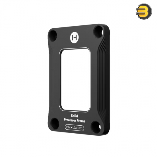 HYTE Solid Processor Frame Pitch Black – Universal Mount for LGA1851 with 2 g Thermal Goop & Wrench