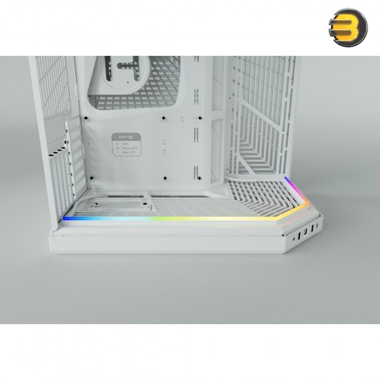 HYTE Noodle LN60 RGB Digital Lighting Strip – White, 575 × 5.3 × 14 mm, 40-LED, 215° Viewing Angle HYTE Noodle LN60 RGB Digital Lighting Strip – White, 575 × 5.3 × 14 mm, 40-LED, 215° Viewing Angle