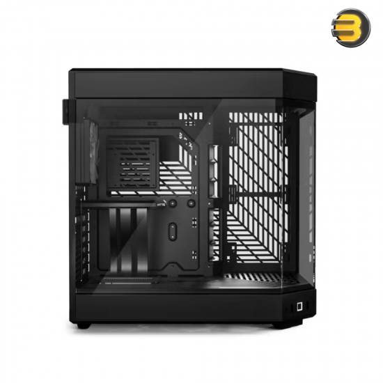 HYTE Y60 Pitch Black Dual-Chamber ATX Mid-Tower Case — Panoramic Tempered Glass, Vertical GPU with PCIe 4.0 Riser, Supports up to 360mm Radiators, Cooling with 3 Pre-Installed 120mm Fans, Advanced Cable Management, Sleek Modern Design HYTE Y60 Pitch Black Dual-Chamber ATX Mid-Tower Case — Panoramic Tempered Glass, Vertical GPU with PCIe 4.0 Riser, Supports up to 360mm Radiators, Cooling with 3 Pre-Installed 120mm Fans, Advanced Cable Management, Sleek Modern Design