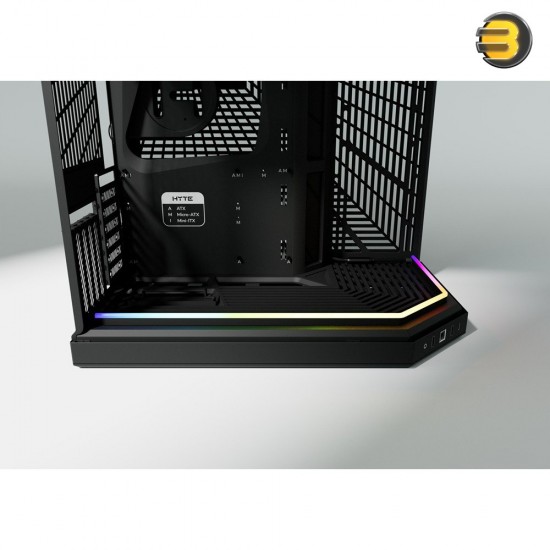 HYTE Noodle LN60 RGB Digital Lighting Strip – Black, 575 × 5.3 × 14 mm, 40-LED, 215° Viewing Angle HYTE Noodle LN60 RGB Digital Lighting Strip – Black, 575 × 5.3 × 14 mm, 40-LED, 215° Viewing Angle