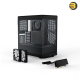 HYTE Y40 Pitch Black ATX Mid-Tower Case 50L – Vertical GPU Support, PCIe 4.0 Riser Included, Up to 360mm Radiators HYTE Y40 Pitch Black ATX Mid-Tower Case 50L – Vertical GPU Support, PCIe 4.0 Riser Included, Up to 360mm Radiators