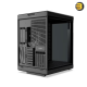 HYTE Y70 Touch Infinite ATX Dual-Chamber Pitch Black Case, 14.9 Inch Integrated 2.5K IPS Multi-Touch LCD — Panoramic Tempered Glass, 4-Slot Vertical GPU Mount, Up to 10 Fans, PCIe 4.0 Riser Included, Advanced Cable Management, Massive Cooling Support