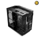 HYTE Y60 Pitch Black Dual-Chamber ATX Mid-Tower Case — Panoramic Tempered Glass, Vertical GPU with PCIe 4.0 Riser, Supports up to 360mm Radiators, Cooling with 3 Pre-Installed 120mm Fans, Advanced Cable Management, Sleek Modern Design HYTE Y60 Pitch Black Dual-Chamber ATX Mid-Tower Case — Panoramic Tempered Glass, Vertical GPU with PCIe 4.0 Riser, Supports up to 360mm Radiators, Cooling with 3 Pre-Installed 120mm Fans, Advanced Cable Management, Sleek Modern Design