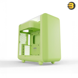 HYTE X50G Matcha Milk ATX Mid-Tower Case – 63 L, Laminated Acoustic Glass, GPU Support Up to 430 mm