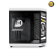 HYTE Y70 Touch Infinite ATX Dual-Chamber Panda Case, 14.9 Inch Integrated 2.5K IPS Multi-Touch LCD — Panoramic Tempered Glass, 4-Slot Vertical GPU Mount, Up to 10 Fans, PCIe 4.0 Riser Included, Advanced Cable Management, Massive Cooling Support