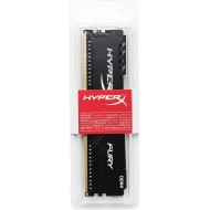 HyperX Fury 8GB 3733MHz DDR4 Ram CL19 DIMM 1Rx8 Black Single Stick Desktop Memory with low-profile heat spreader