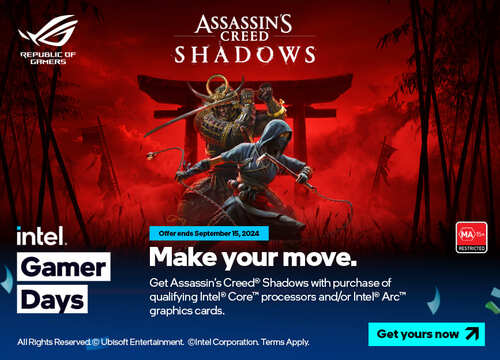 Bundle with Intel CPU & Get Assassin's Creed®