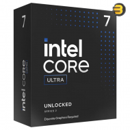 Intel Core Ultra 7 265KF - Core Ultra 7 (Series 2) Arrow Lake 20-Core (8P+12E), LGA 1851, 125W Desktop Processor - BX80768265KF