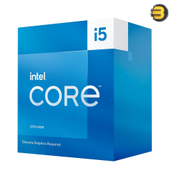 Intel Core i5-13400F 13th Gen Desktop Processor – 10 Cores (6P+4E), 16 Threads, 4.60GHz Turbo, 20MB Smart Cache, Intel 7, 65W Base / 148W Turbo - Tray