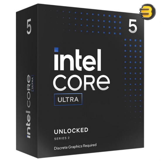 Intel Core Ultra 5 245KF - Core Ultra 5 (Series 2) Arrow Lake 14-Core (6P+8E), LGA 1851, 125W Desktop Processor - BX80768245KF